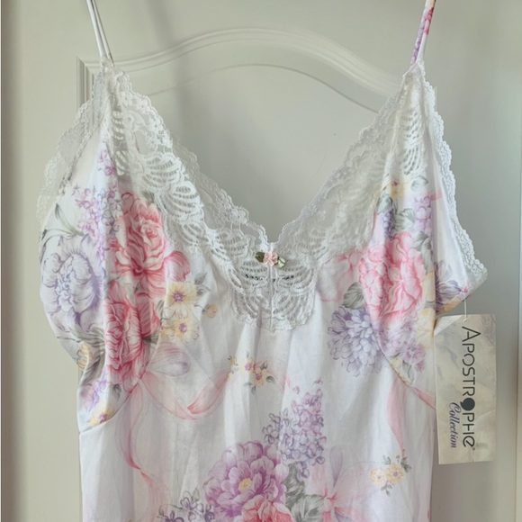 ❤️SOLD ON MERCARI❤️NEW W/TAGS APOSTROPHE NIGHT GOWN SIZE 12-14 (LRG - Picture 3 of 11